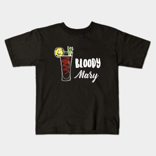 Bloody Mary Cocktail Drink Kids T-Shirt